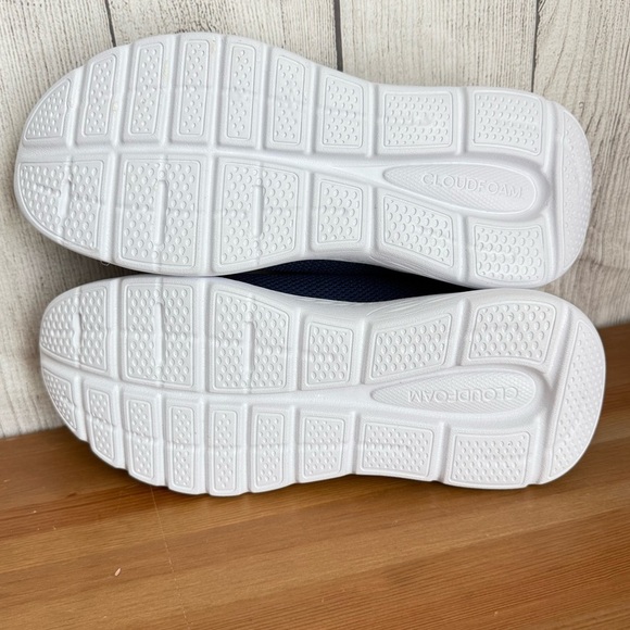 NEW ADIDAS Cloudform Comfort Sneakers Dark Blue/Halo Mint/Cloud White Woman’s 10 - Picture 5 of 5